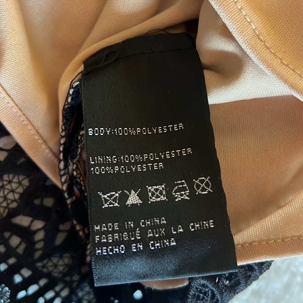 BHLDN Black Lace Overlay Sheath Dress - Picture 12 of 14